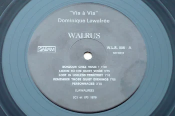 Dominique Lawalrée - Vis à Vis LP side A